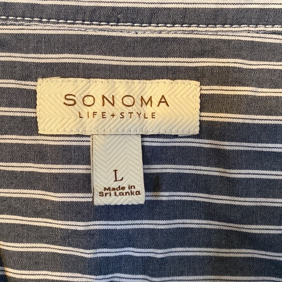 Sonoma mens button down shirt; size large - Picture 3 of 5